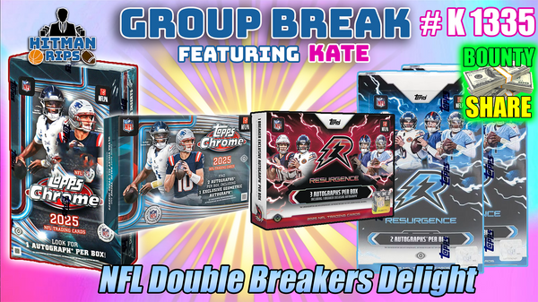 Group Break # K 1335 - NFL Double Breaker's Delight