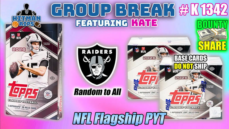 Group Break # K 1342 - Flagship Football PYT (Raiders Random)