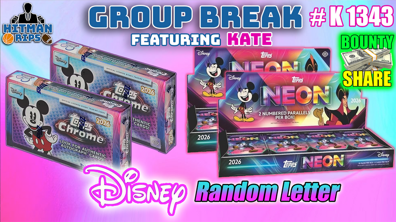 Group Break # K 1343 - Disney Random Letter