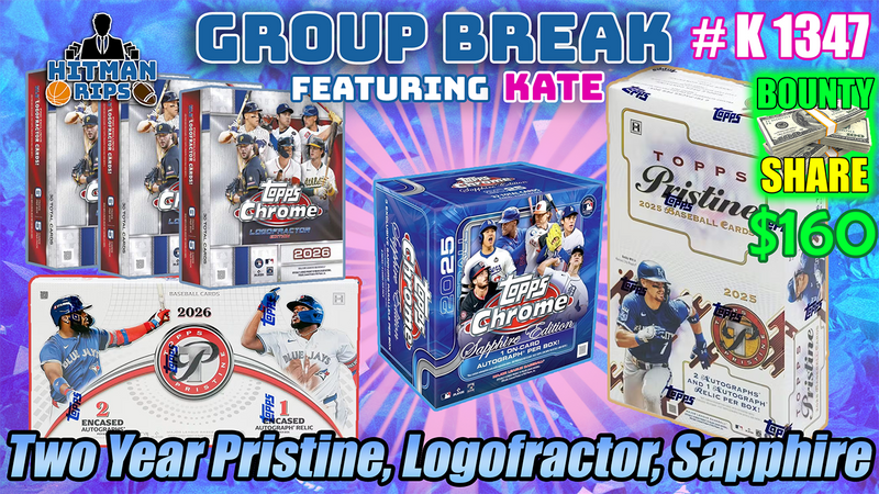 Group Break # K 1347 - Two Year Pristine, Logofractor, Sapphire