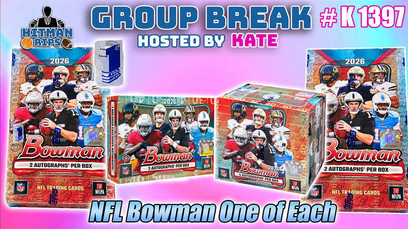 Group Break # K 1397 - NFL Bowman One of Each