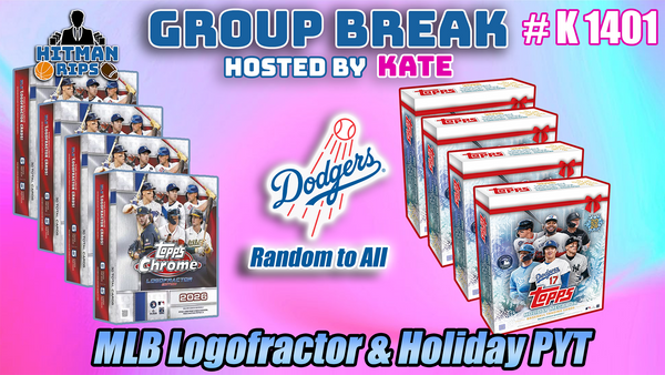 Group Break # K 1401 - MLB Logofractor & Holiday PYT (Dodgers Random)