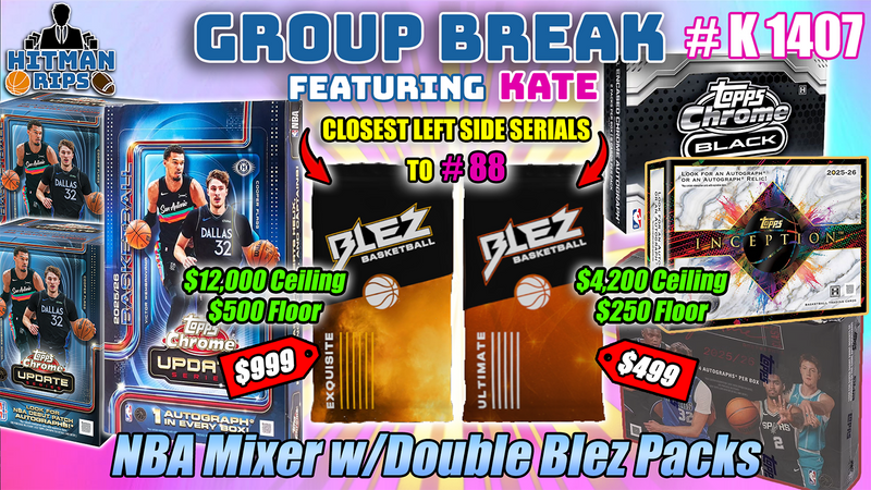 Group Break # K 1407 - NBA Mixer w/Double Blez Packs
