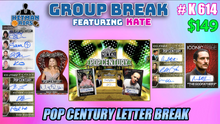 Load image into Gallery viewer, Group Break # K 614 - Leaf Metal Pop Century Letter Break
