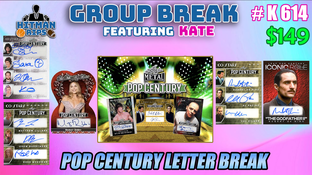 Group Break # K 614 - Leaf Metal Pop Century Letter Break