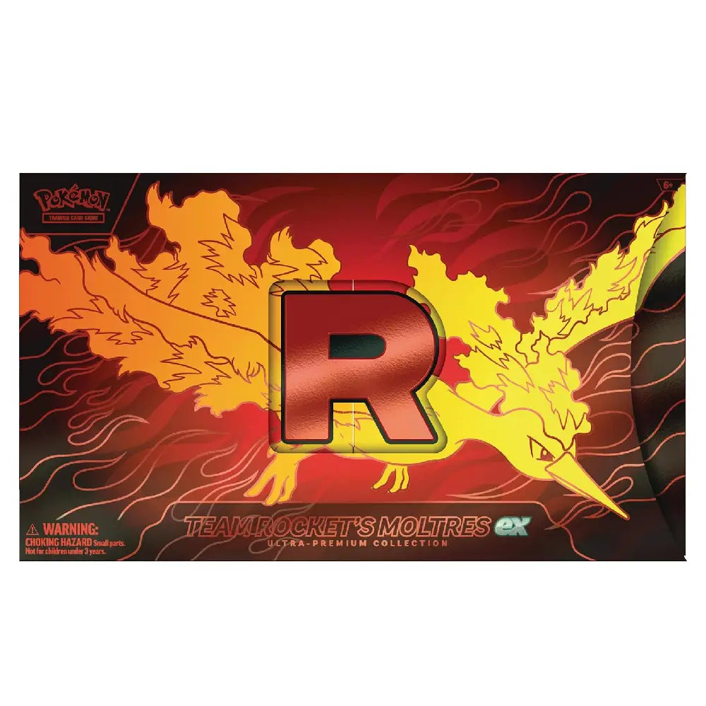 Pokemon Team Rocket's Moltres ex Ultra Premium Collection Box