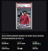 Group Break # 1147 - Definitive w/$4,000 Ohtani Rookie