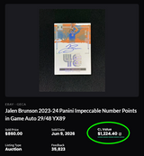 Group Break # T 1148 - NBA w/Brunson Auto