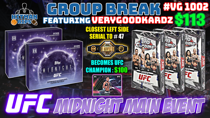 Group Break # VG 1002 - UFC Midnight Main Event