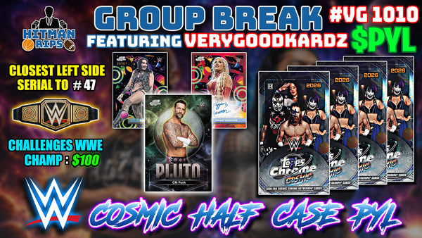 Group Break # VG 1010 - WWE Cosmic Half Case PYL