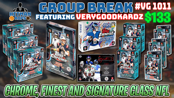 Group Break # VG 1011 - Chrome, Finest and Signature Class NFL