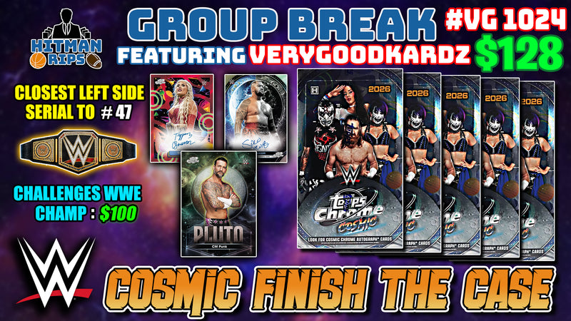 Group Break # VG 1024 - WWE Cosmic Finish The Case