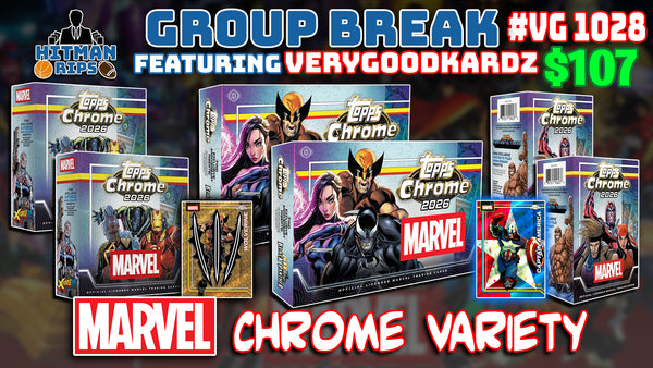 Group Break # VG 1028 - Marvel Chrome Variety