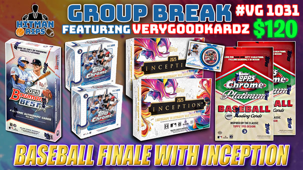 Group Break # VG 1031 - Baseball Finale With Inception