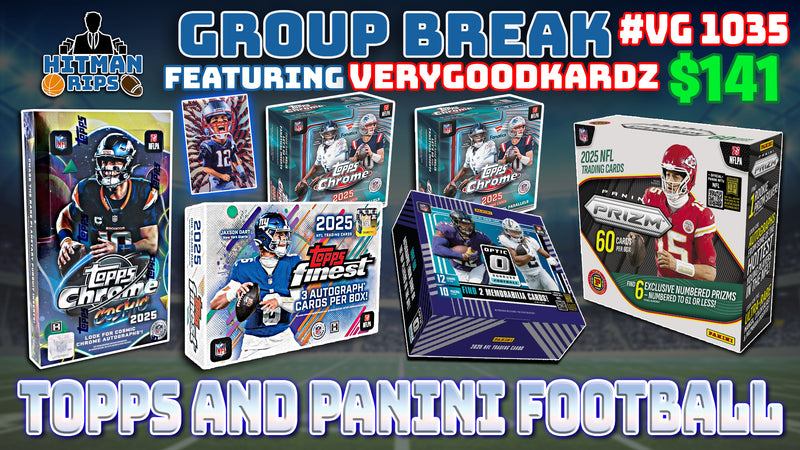 Group Break # VG 1035 - Topps and Panini Football