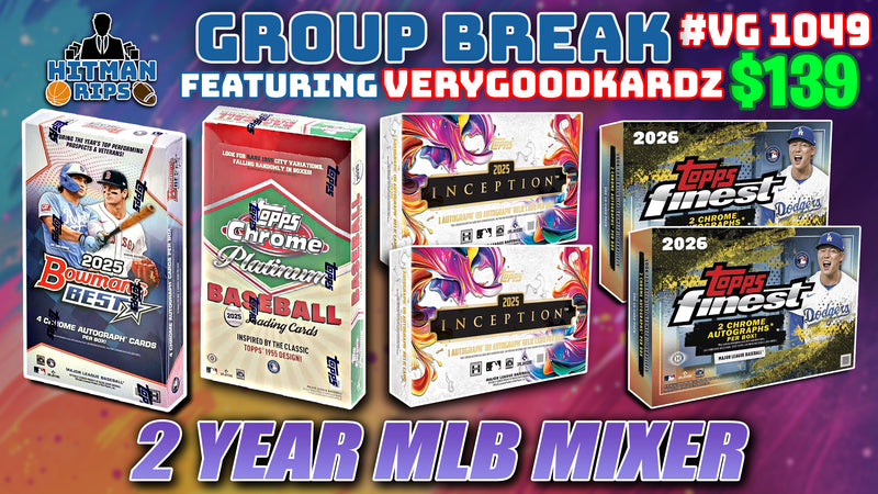 Group Break # VG 1049 - 2 Year MLB Mixer