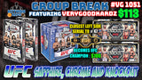 Group Break # VG 1051 - UFC Sapphire, Chrome and Knockout
