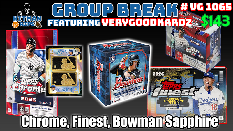 Group Break # VG 1065 - Chrome, Finest, Bowman Sapphire