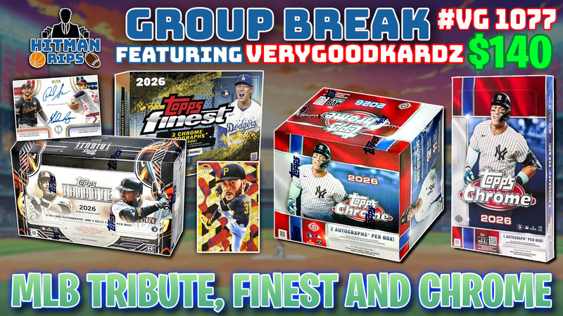 Group Break # VG 1077 - MLB Tribute, Finest and Chrome