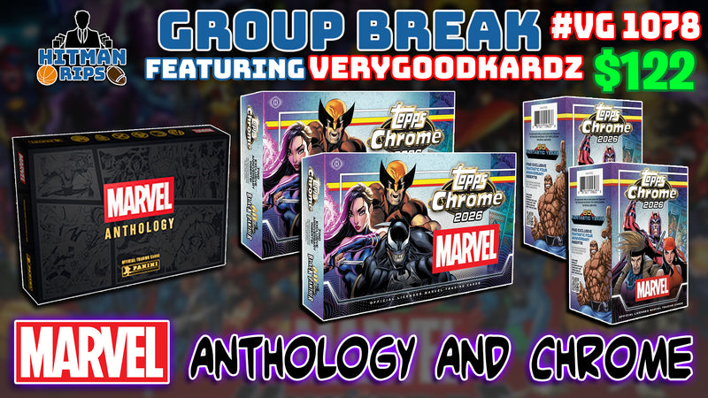 Group Break # VG 1078 - Marvel Anthology and Chrome