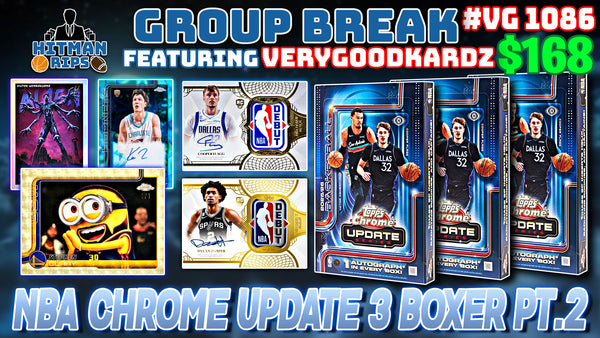 Group Break # VG 1086 - NBA Chrome Update 3 Boxer Pt.2