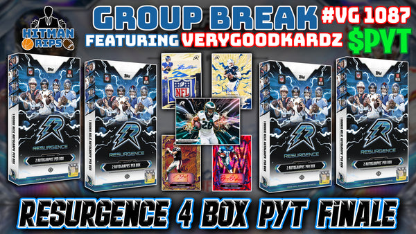 Group Break # VG 1087 - Resurgence 4 Box PYT Finale (Giants Random)