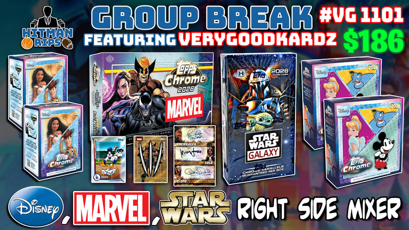 Group Break # VG 1101 - Disney, Marvel, Star Wars Right Side Mixer