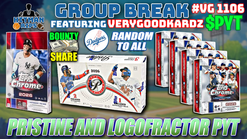 Group Break # VG 1106 - Pristine and Logofractor PYT (Dodgers Random)