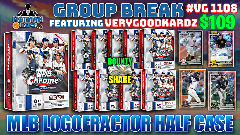 Group Break # VG 1108 - MLB Logofractor Half Case