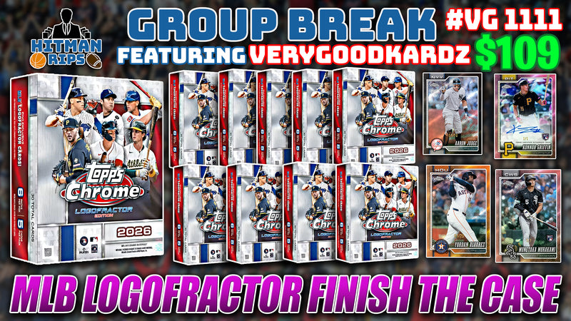Group Break # VG 1111 - MLB Logofractor Finish The Case