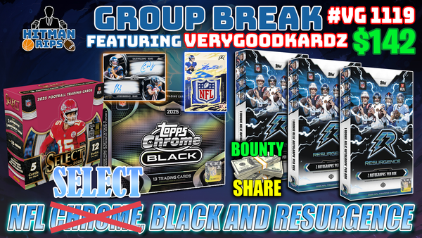 Group Break # VG 1119 - NFL Select, Black and Resurgence