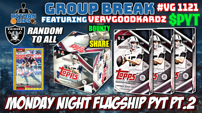 Group Break # VG 1121 - Monday Night Flagship PYT Pt.2 (Raiders Random)
