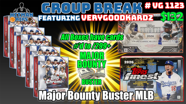 Group Break # VG 1123 - Major Bounty Buster MLB