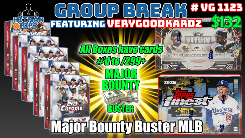 Group Break # VG 1123 - Major Bounty Buster MLB