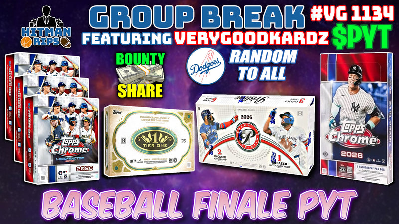 Group Break # VG 1134 - Baseball Finale PYT (Dodgers Random)