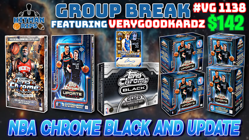Group Break # VG 1138 - NBA Chrome Black and Update