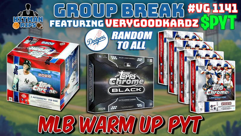 Group Break # VG 1141 - MLB Warm Up PYT (Dodgers Random)