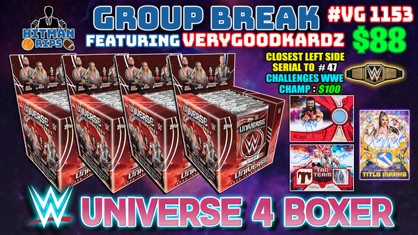 Group Break # VG 1153 - WWE Universe 4 Boxer