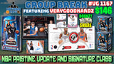 Group Break # VG 1167 - NBA Pristine, Update and Signature Class