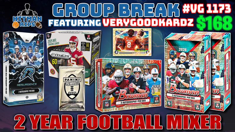 Group Break # VG 1173 - 2 Year Football Mixer