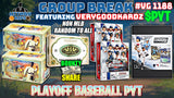 Group Break # VG 1188 - Playoff Baseball PYT (Non MLB Random)