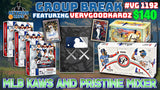Group Break # VG 1192 - MLB Kaws and Pristine Mixer