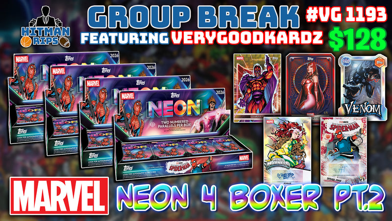 Group Break # VG 1193 - Marvel Neon 4 Boxer Pt.2