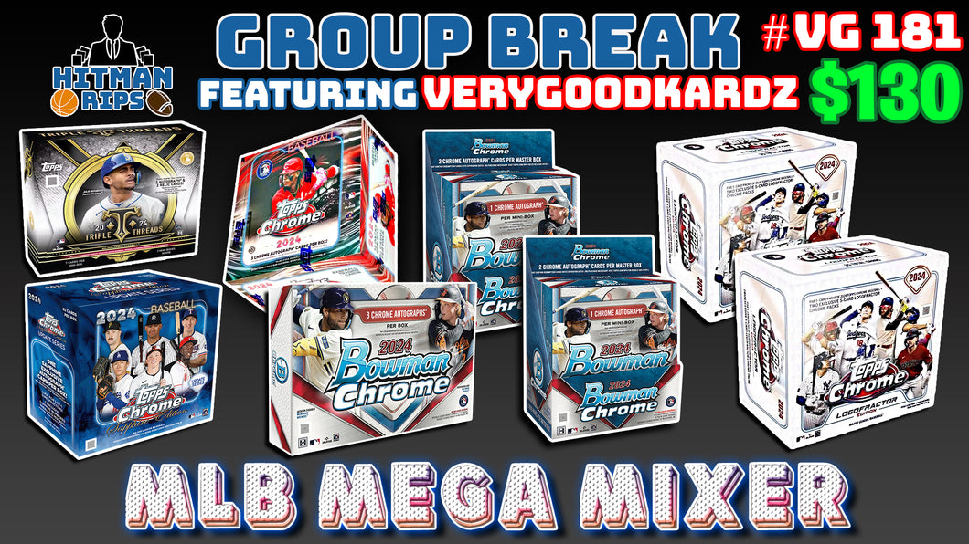 Group Break # VG 181 - MLB Mega Mixer