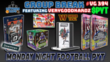Load image into Gallery viewer, TEAM FILLER for Group Break # VG 394 - Monday Night Football PYT (Commanders Random)
