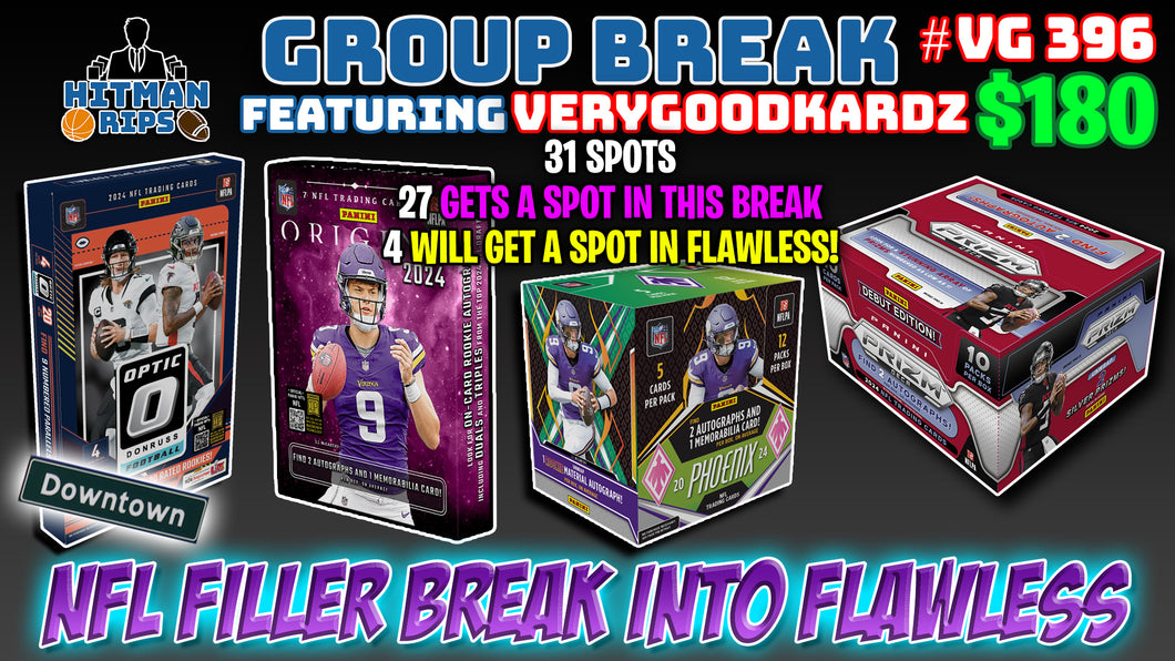 Group Break # VG 396 - NFL Filler Break Into Flawless