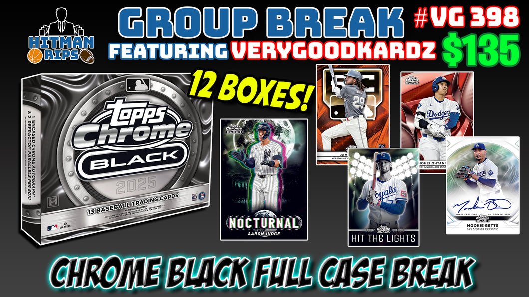 Group Break # VG 398 - Chrome Black Full Case Break