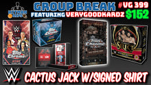 Load image into Gallery viewer, 25% CHANCE Filler for Group Break # VG 399 - WWE Cactus Jack w/Signed Shirt

