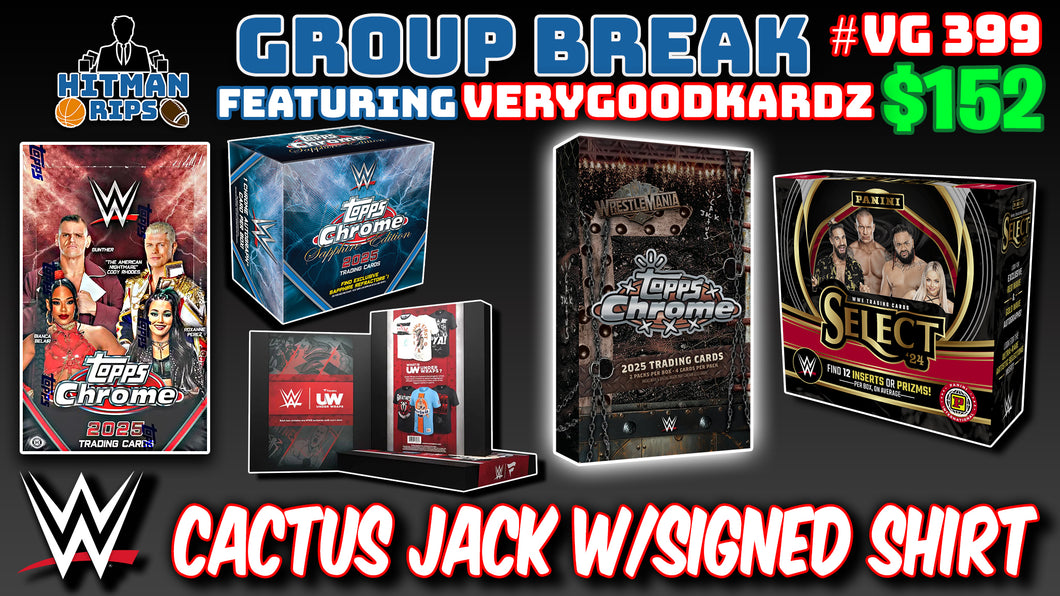 Group Break # VG 399 - WWE Cactus Jack w/Signed Shirt