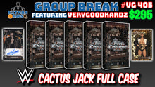 Load image into Gallery viewer, 10% CHANCE FILLER for Group Break # VG 405 - WWE Cactus Jack Full Case
